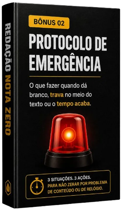 Capa do bônus Protocolo de Emergência